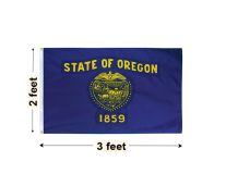 2'x3' Oregon Nylon Outdoor Flag